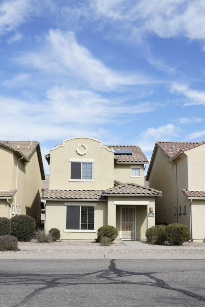 Facade of a Suburban House